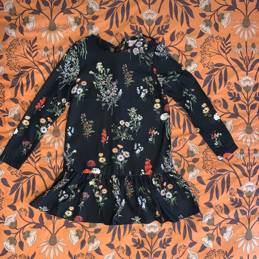 Philosophy Wildflower patterned Ruffle Hem Dress S